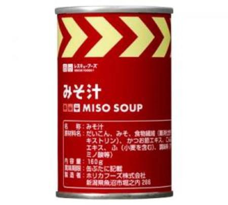 レスキューフーズ　みそ汁(160g×24缶セット)